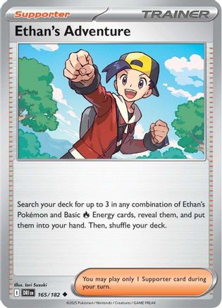 Ethan's Adventure - 165/182  SV10 Destined Rivals - Uncommon