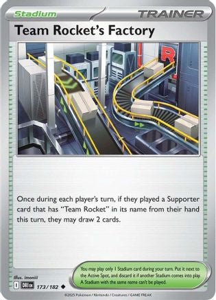 Team Rocket's Factory - 173/182  SV10 Destined Rivals - Uncommon
