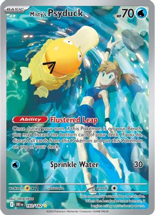 Misty's Psyduck - 193/182  - Holofoil SV10 Destined Rivals - Illustration Rare
