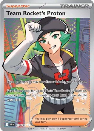 Team Rocket's Proton - 227/182  - Holofoil SV10 Destined Rivals - Ultra Rare