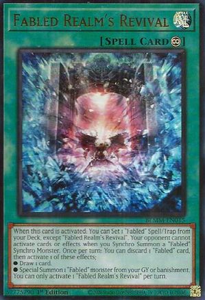 Fabled Realm's Revival (BLMM-EN015) - Battles of Legend: Monster Mayhem 1st Edition