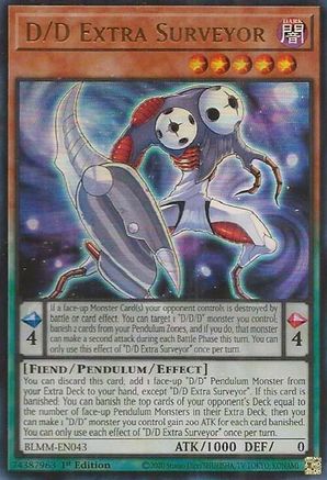 D/D Extra Surveyor (BLMM-EN043) - Battles of Legend: Monster Mayhem 1st Edition