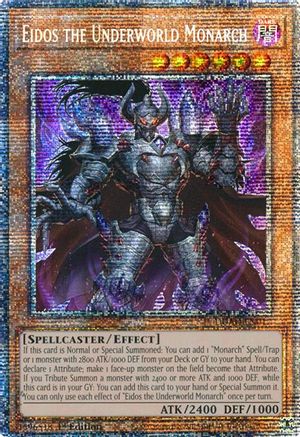 Eidos the Underworld Monarch (Starlight Rare) (DUAD-EN017) - Duelist's Advance 1st Edition