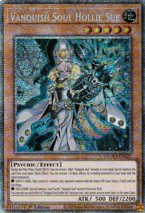 Vanquish Soul Hollie Sue (Starlight Rare) (DUAD-EN022) - Duelist's Advance 1st Edition