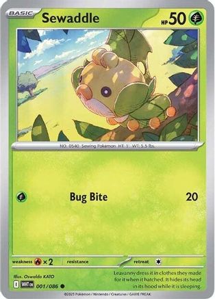 Sewaddle - 001/086  SV White Flare - Common