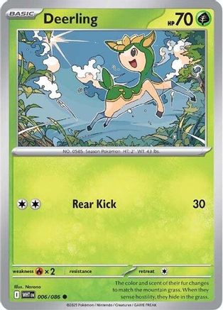Deerling - 006/086  SV White Flare - Common