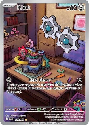 Klink - 139/086  - Holofoil SV Black Bolt - Illustration Rare