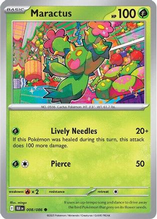 Maractus - 008/086  SV Black Bolt - Common