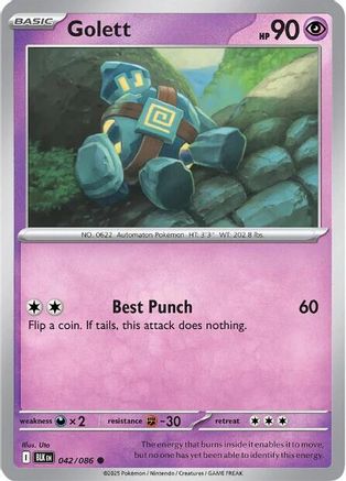 Golett - 042/086  SV Black Bolt - Common