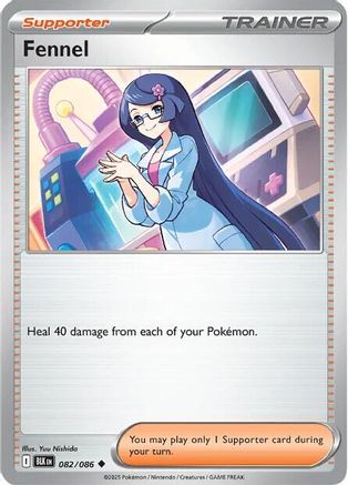 Fennel - 082/086  - Reverse Holofoil SV Black Bolt - Uncommon