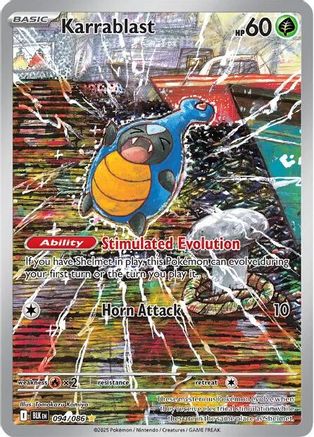 Karrablast - 094/086  - Holofoil SV Black Bolt - Illustration Rare