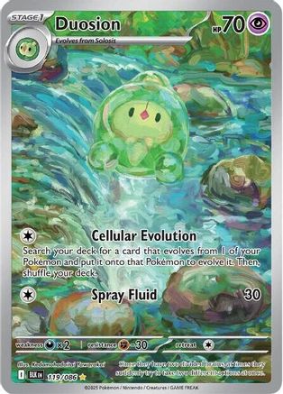 Duosion - 119/086  - Holofoil SV Black Bolt - Illustration Rare