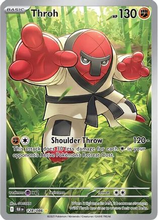 Throh - 128/086  - Holofoil SV Black Bolt - Illustration Rare