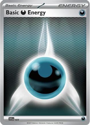 Basic Darkness Energy - 023 - 023  SVE Scarlet & Violet Energies - Common