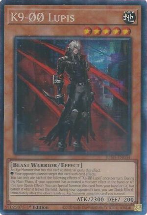 K9-00 Lupis (CR) (JUSH-EN034) - Justice Hunters 1st Edition