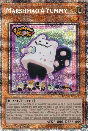MarshmaoYummy (Starlight Rare) (DOOD-EN024) - Doom of Dimensions 1st Edition