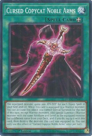 Cursed Copycat Noble Arms (DOOD-EN082) - Doom of Dimensions 1st Edition