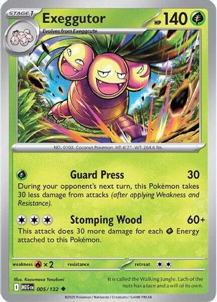 Exeggutor - 005/132  ME01 Mega Evolution - Uncommon