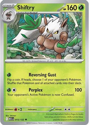 Shiftry - 015/132  ME01 Mega Evolution - Uncommon