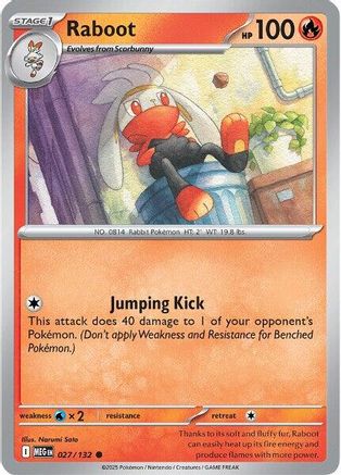 Raboot - 027/132  ME01 Mega Evolution - Common