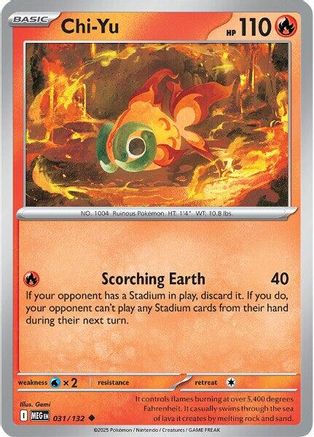 Chi-Yu - 031/132  ME01 Mega Evolution - Uncommon