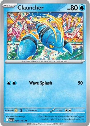Clauncher - 037/132  ME01 Mega Evolution - Common