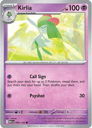 Kirlia - 059/132  ME01 Mega Evolution - Common