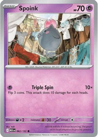 Spoink - 062/132  ME01 Mega Evolution - Common