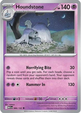 Houndstone - 066/132  ME01 Mega Evolution - Uncommon