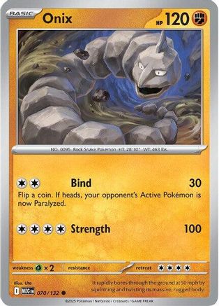 Onix - 070/132  ME01 Mega Evolution - Common
