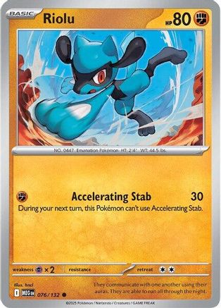 Riolu - 076/132  ME01 Mega Evolution - Common