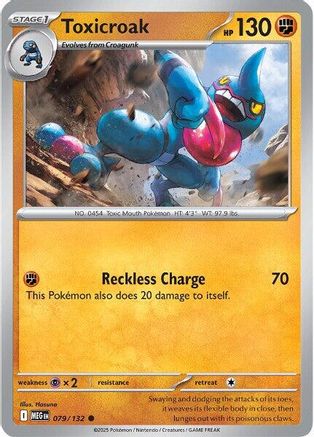 Toxicroak - 079/132  ME01 Mega Evolution - Common