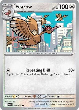 Fearow - 103/132  ME01 Mega Evolution - Common