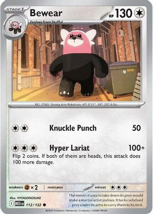 Bewear - 112/132  ME01 Mega Evolution - Common
