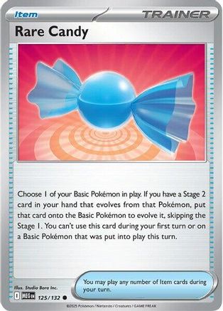 Rare Candy - 125/132  ME01 Mega Evolution - Common
