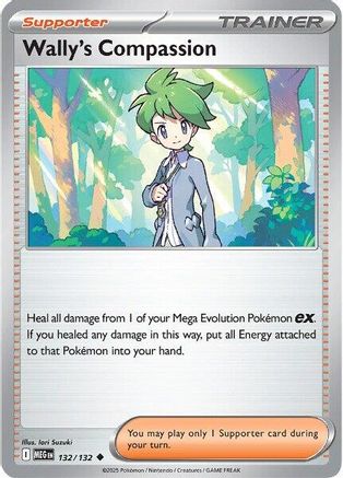 Wally's Compassion - 132/132  ME01 Mega Evolution - Uncommon