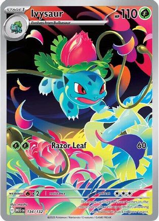 Ivysaur - 134/132  - Holofoil ME01 Mega Evolution - Illustration Rare
