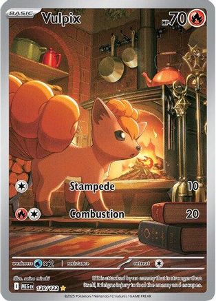 Vulpix - 138/132  - Holofoil ME01 Mega Evolution - Illustration Rare
