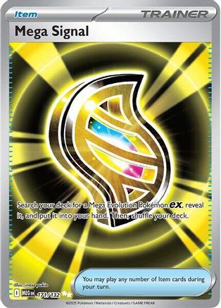 Mega Signal - 171/132  - Holofoil ME01 Mega Evolution - Ultra Rare