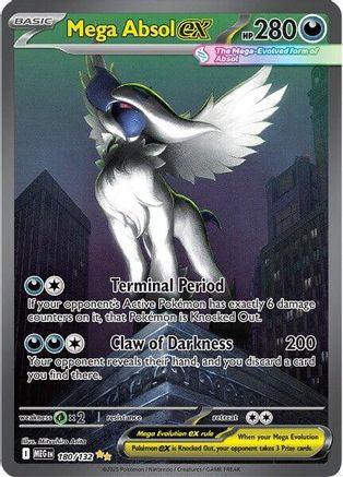 Mega Absol ex - 180/132  - Holofoil ME01 Mega Evolution - Special Illustration Rare