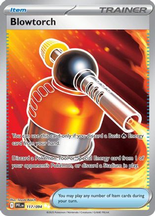 Blowtorch 117/094  - Holofoil ME02 Phantasmal Flames - Ultra Rare