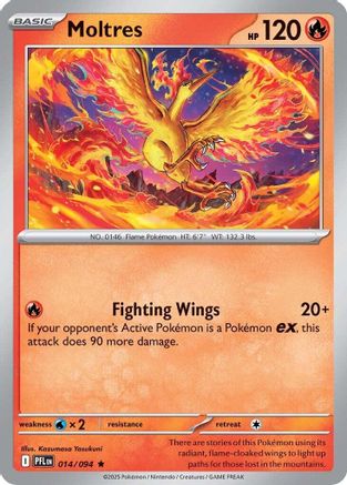 Moltres 014/094  ME02 Phantasmal Flames - Rare