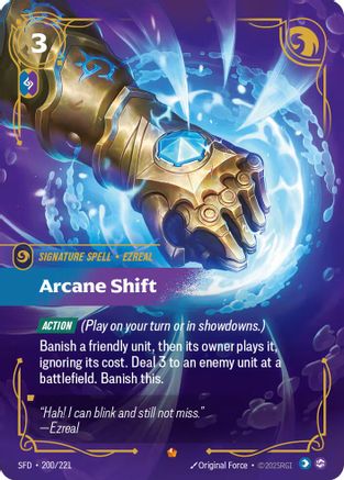 Arcane Shift (200/221) - Spiritforged Foil