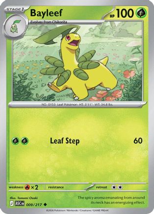 Bayleef 009/217  ME Ascended Heroes - Uncommon