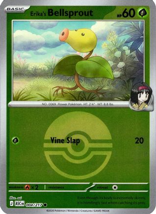 Erika's Bellsprout (Poke Ball) 004/217  - Reverse Holofoil ME Ascended Heroes - Common