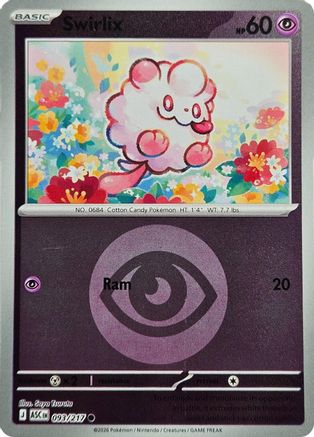 Swirlix (Energy Symbol Pattern) 093/217  - Reverse Holofoil ME Ascended Heroes - Common