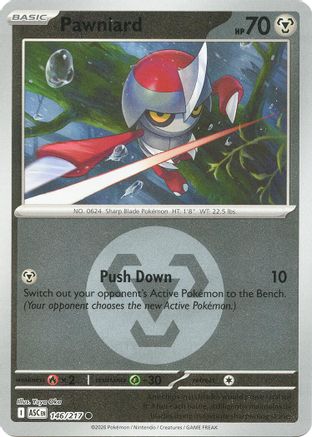 Pawniard (Energy Symbol Pattern) 146/217  - Reverse Holofoil ME Ascended Heroes - Common