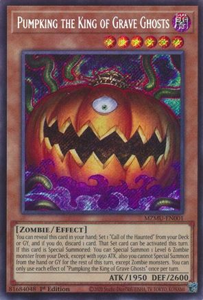 Pumpking the King of Grave Ghosts (MZMU-EN001) - Maze of Muertos 1st Edition