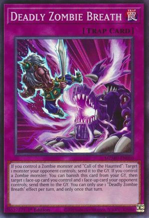 Deadly Zombie Breath (MZMU-EN010) - Maze of Muertos 1st Edition