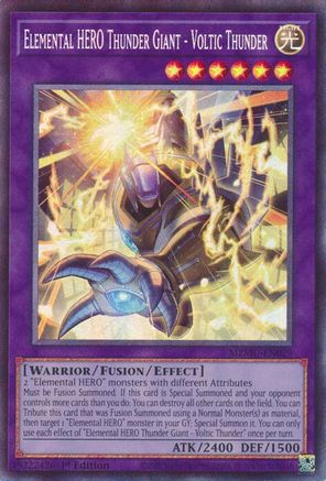 Elemental HERO Thunder Giant - Voltic Thunder (Collector's Rare) (MZMU-EN029) - Maze of Muertos 1st Edition